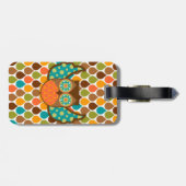 Eule Boheme Gewohnheits-Gepäckanhänger Gepäckanhänger (Rückseite horizontal)