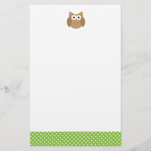 Eule Briefpapier