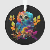 EULE BUNTE ABSTRAKT ORNAMENT (Rückseite)