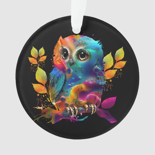 EULE BUNTE ABSTRAKT ORNAMENT (Vorderseite)