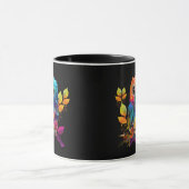 EULE BUNTE ABSTRAKT TASSE (Zentrum)