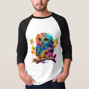 EULE BUNTE ABSTRAKTE T-Shirt