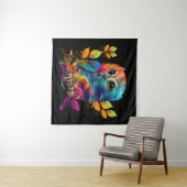EULE BUNTE ABSTRAKTE WANDTEPPICH (Beispiel (Horizontal))