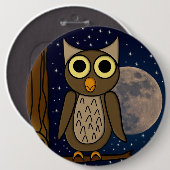 Eule Button (Vorne & Hinten)