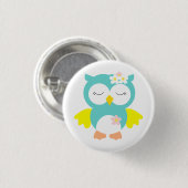Eule Button (Vorne & Hinten)