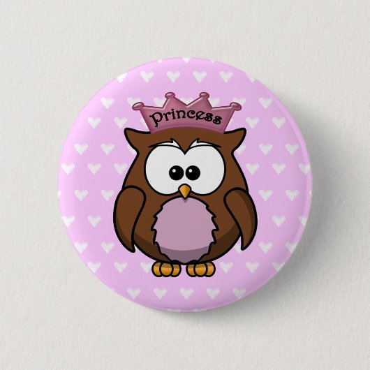 Eule Button (Vorderseite)