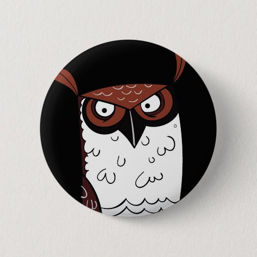 Eule Button (Vorderseite)