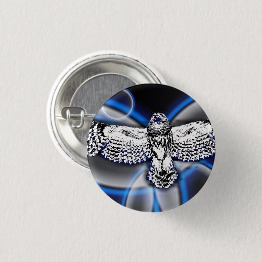 Eule Button (Vorne & Hinten)