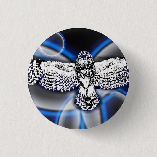Eule Button (Vorderseite)