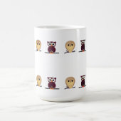 Eule, Cartoon Kaffeetasse (Mittel)