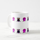 Eule, Cartoon Kaffeetasse (Vorderseite Links)