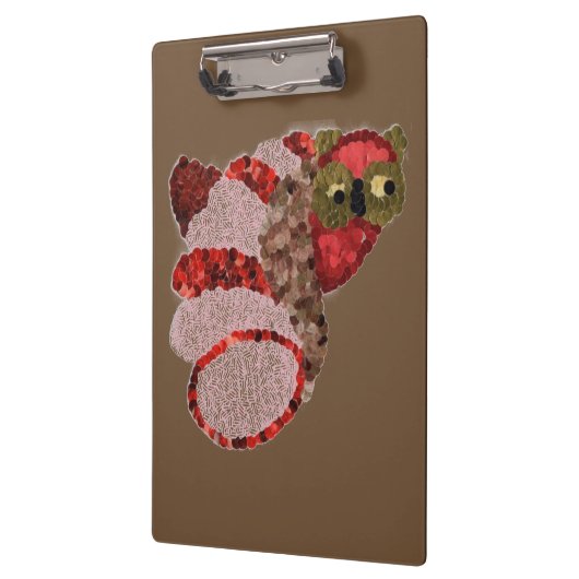 Eule-Clipboard Klemmbrett (Links)