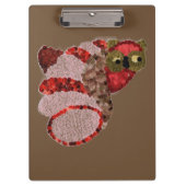 Eule-Clipboard Klemmbrett (Vorderseite)