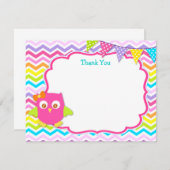 Eule danken Ihnen Karten (Vorne/Hinten)