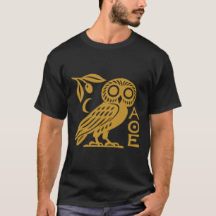 Eule der Athene Athener Münze Altgriechisches Symb T-Shirt