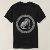 Eule des Athena-T - Shirt (Design vorne)