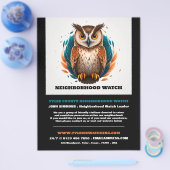 Eule-Design, Nachbarschaftswerbung Flyer (Einzeln)