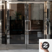 Eule-Design, Warnung der Nachbarschaftsgemeinschaf Fensteraufkleber (Büro Tür)