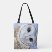 Eule, Designer-Tragetasche Tasche (Rückseite)
