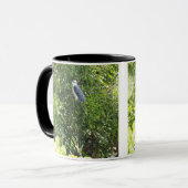 Eule, die auf einem Baum hockt Tasse (Vorderseite Links)