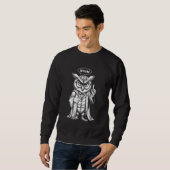 Eule, die Englischlehrer Grammatik-Nerd Schriftste Sweatshirt (Vorne ganz)
