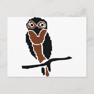 Eule eulet postkarte