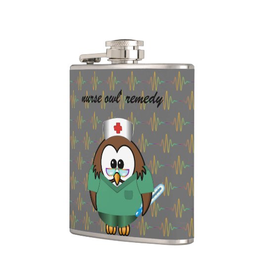 Eule Flachmann (Links)