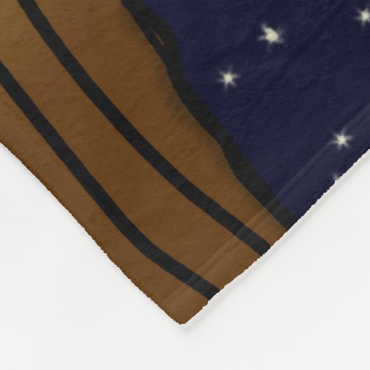 Eule Fleecedecke (Ecke)