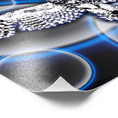 Eule Fotodruck (Ecke)