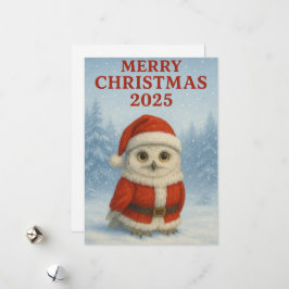 Eule Frohe Weihnachten
