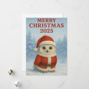 Eule Frohe Weihnachten 