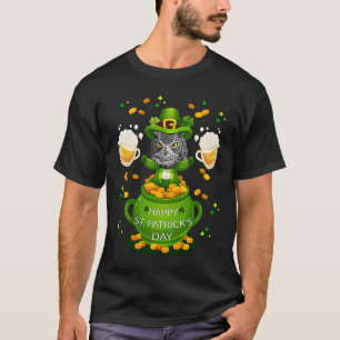 Eule Frohen St. Patricku2019s Tag T-Shirt