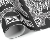 Eule Geschenkpapier (Rolleneckpunkt)