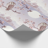 Eule Geschenkpapier (Ecke)