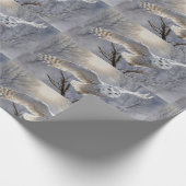 Eule Geschenkpapier (Ecke)