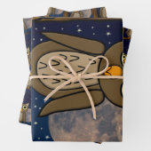 Eule Geschenkpapier Set (Beispiel)
