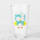 Eule Glas (Rückseite)