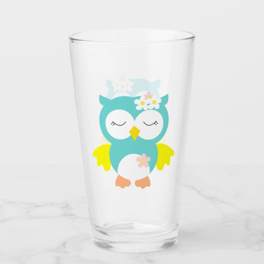 Eule Glas (Vorderseite)