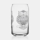 Eule - Glas Dose (Rückseite)
