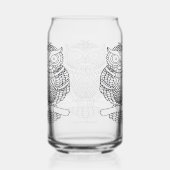 Eule - Glas Dose (Rechts)