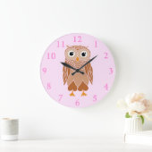 Eule Große Wanduhr (Zuhause)