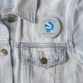 Eule hat ein blaues Weihnachten ohne euch Button (Beispiel)