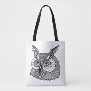 Eule HauptZendoodle 2 Tasche