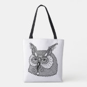 Eule HauptZendoodle 2 Tasche (Rückseite)
