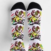 Eule Herbst Freude Socken (Oben)