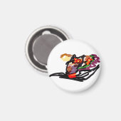 Eule Herbstfreude Fal Magnet (Vorderseite/Rückseite)