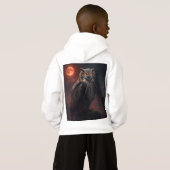 Eule Hoodie (Schwarz voll)
