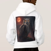 Eule Hoodie (Rückseite)