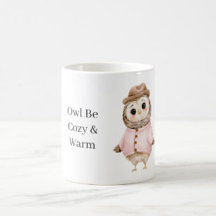 Eule Hut Rosa Pullover Gemütlich & Warm Kaffeetasse