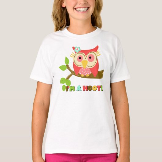 Eule Ich bin ein Uhu T-Shirt (Vorderseite)